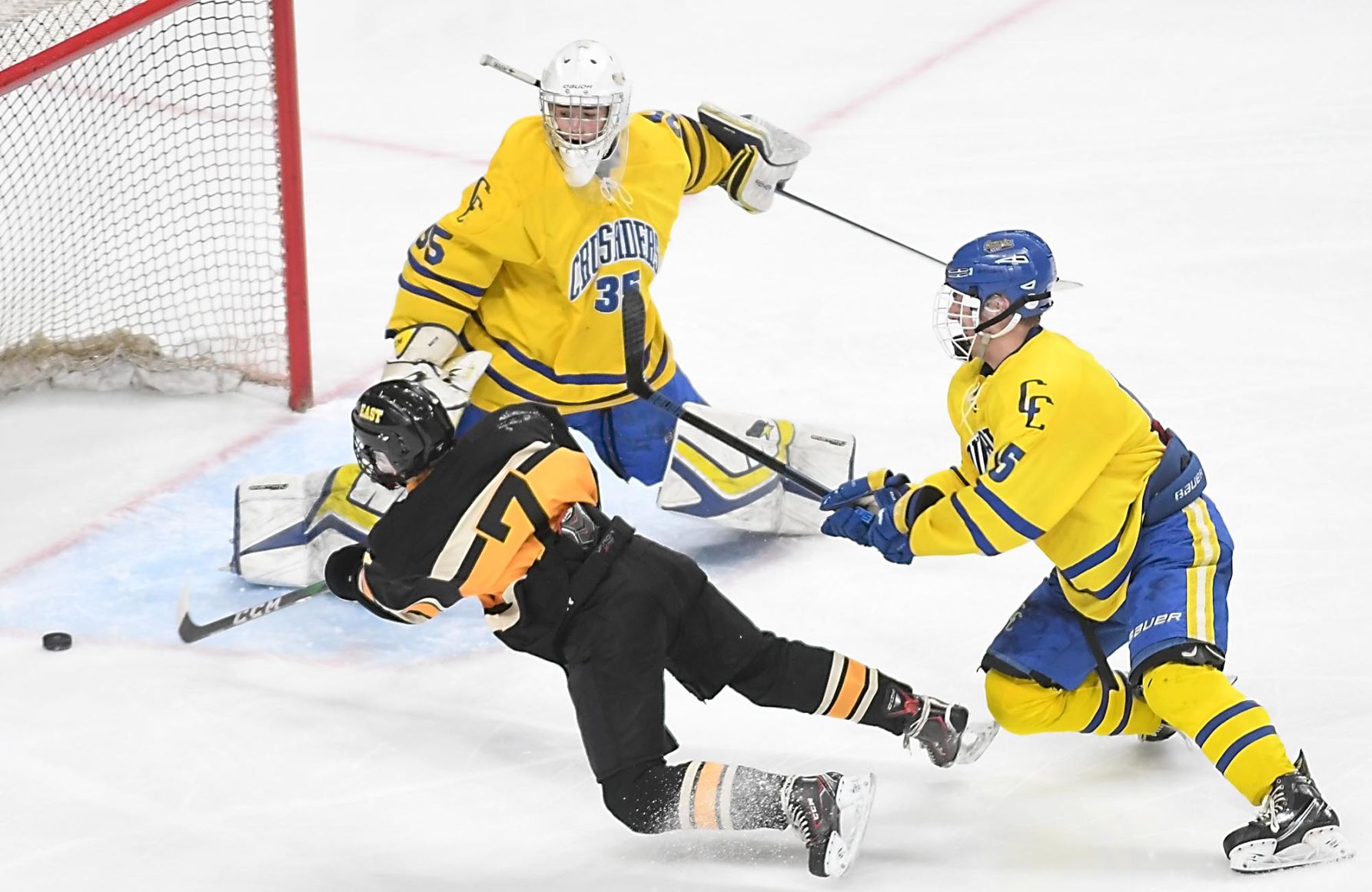 Mankato East/Loyola boys hockey v. St. Cloud Cathedral 3